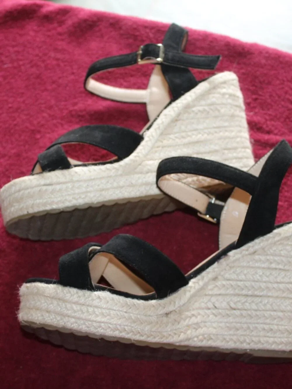 Women's Platform Sandals Wedge Ankle Strap Open Toe Sandals